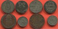 Lots 1/2 KREUZER LOT DE 4 MONNAIES ETRANGERES AUTRICHE EN CUIVRE 1816 A- 6 KREUZER EN ARGENT 1849 C - POLOGNE 10 GROSZY NICOLAS I 1840 W ATELIE -