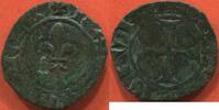 Französische Königliche Münzen OBOLE CHARLES VI 1380-1422 TOURNOIS 1er ÉMISSION (19 OCTOBRE 1385) POIDS 0.51 ETAT TTB+ JOLIE MONNAIE / N° CATALOGUE : DUP395 -