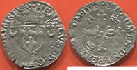 Französische Königliche Münzen DOUZAIN AUX CROISSANTS HENRI II 1547-1559 1552 H ATELIER LA ROCHELLE A/ HENRICVS 2 DG FRANCORVM REX, ÉCU DE FRANCE COURONNÉ, ACCOSTÉ DE DEUX CROISSAN -