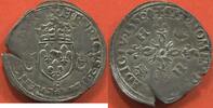 Französische Königliche Münzen DOUZAIN AUX CROISSANTS HENRI II 1547-1559 1550 F ATELIER ANGERS A/ HENRICVS 2 DEI G FRANCORV REX, ÉCU DE FRANCE COURONNÉ, ACCOSTÉ DE DEUX CROISSANTS -