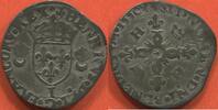 Französische Königliche Münzen DOUZAIN AUX CROISSANTS HENRI II 1547-1559 1550 I ATELIER LIMOGES A/ HENRICVS 2 DEI G FRANCORV REX, ÉCU DE FRANCE COURONNÉ, ACCOSTÉ DE DEUX CROISSANTS -