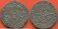 Französische Königliche Münzen DOUZAIN AUX CROISSANTS HENRI II 1547-1559 1549 B ATELIER ROUEN A/ HENRICVS 2 DEI G FRANCORV REX, ÉCU DE FRANCE COURONNÉ, ACCOSTÉ DE DEUX CROISSANTS C -