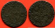 Französische Königliche Münzen DOUZAIN AUX CROISSANTS HENRI II 1547-1559 HENRICVS 2 DEI GRA FRANCO REX ECU DE FRANCE COURONNE, ACCOSTE DE DEUX CROISSANTS COURONNES DIFFERENT D'ATEL -