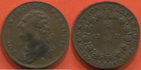 Französische Königliche Münzen 12 DENIERS CONSTITUTION LOUIS XVI TYPE FRANCOIS 1791 A ATELIER PARIS POIDS 12.17g ETAT TTB+ A SUPERBE TRÈS JOLIE MONNAIE / N° CATALOGUE -