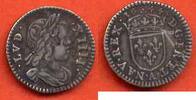 Französische Königliche Münzen 1/48 ECU LOUIS XIV 1643-1715 A LA MECHE COURTE - LEGENDE SIMPLIFIEE ANNEE 1644 A ATELIER PARIS POIDS 0.56g * / N° CATALOGUE : G089 -