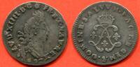 Französische Königliche Münzen 4 SOLS LOUIS XIV 1643-1715 AUX 2L 1697 & ATELIER AIX POIDS 1.48g R2 * / N° CATALOGUE : G106 -
