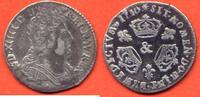 Französische Königliche Münzen 1/10 ECU LOUIS XIV 1643-1715 AUX 3 COURONNES METAL ARGENT ANNEE 1710 & ATELIER AIX * / N° CATALOGUE : G125 -