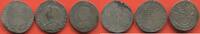 Lots LOT DE TROIS TESTONS EN ARGENT DE CHARLES IX 2e TYPE AUX 2L COURONNES ANNEE 1566 M TOULOUSE, 1567 T NANTES ET 1568 M TOULOUSE ET -