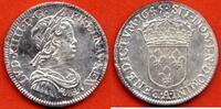 Französische Königliche Münzen 1/4 ECU LOUIS XIV 1643-1715 A LA MECHE COURTE 1645 A POINT ATELIER PARIS POIDS 6.8g * / N° CATALOGUE : G139 -