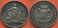 Médailles TROISIÈME REPUBLIQUE MÉDAILLE EN ARGENT EXPOSITION INDUSTRIELLE HORTICOLE ET SCOLAIRE DE BEAUVAIS 1885 POIDS 49.20g ET DIAMETRE -