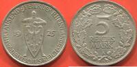 Ausländische Münzen 5 REICHSMARK ALLEMAGNE - REPUBLIQUE DE WEIMAR EN ARGENT 1925 A ATELIER BERLIN. MILLÉNAIRE DE LA RHÉNANIE. POIDS 24.89g ETAT SUPERBE / N° C -