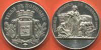 Médailles MÉDAILLE EN ARGENT VILLE DE BOURGES COMICE AGRICOLE DE BOURGES (CHER) POIDS 35.32g ET DIAMETRE 42mm ETAT SPLENDIDE -