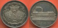 Médailles SECOND EMPIRE MÉDAILLE EN ARGENT COMPAGNIES DES BATEAUX A VAPEUR OMNIBUS LYON 1863 ET PARIS 1867 POIDS 34g ET DIAMETRE 43mm ETAT -