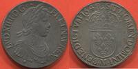 Französische Königliche Münzen LOUIS XIV 1643-1715 ÉCU EN ARGENT A LA MÈCHE LONGUE ANNÉE 1648 M ATELIER TOULOUSE POIDS 27.06g ÉTAT SUPERBE JOLIE MONNAIE AVEC U -