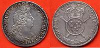 Französische Königliche Münzen 1715 ECU LOUIS XIV 1643- AUX INSIGNES 1701 A ATELIER PARIS REFORMATION METAL ARGENT * / N° CATALOGUE : G220 -