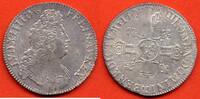 Französische Königliche Münzen 1715 ECU LOUIS XIV 1643- AUX 8 L 2e TYPE METAL ARGENT ANNEE 1704 X ATELIER AMIENS * / N° CATALOGUE : G224 -