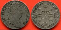 Französische Königliche Münzen LOUIS XIV 1643-1715 ÉCU AUX 8 L 2e TYPE TÊTE LAURÉE 1704 A ATELIER PARIS POIDS 25.25g RARE / N° CATALOGUE : G227 -