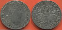 Französische Königliche Münzen LOUIS XIV 1643-1715 ÉCU AUX TROIS COURONNES EN ARGENT 1710 ATELIER BESANÇON REFORMATION POIDS 30.24g RARETÉ R2 ETAT QUASI SUPER -