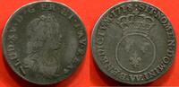 Französische Königliche Münzen LOUIS XV 1715-1774 - 1/10 ÉCU VERTUGADIN REFORMATION ANNÉE 1718 W ATELIER LILLE MÉTAL ARGENT POIDS 2.90g ETAT TB / N° CATALOGUE -