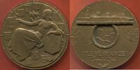 Médailles BRONZE MÉDAILLE EN COMPAGNIE TRANSATLANTIQUE, ILE DE FRANCE GRAVEUR MARCEL RENARD ANNÉE 1949 POIDS 79.10g ET DIAMETRE 54mm ETAT SUPER -