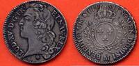 Französische Königliche Münzen DEMI-ECU LOUIS XV 1715-1774 - AU BANDEAU RARE 17490 EXEMPLAIRES ANNEE 1747 M ATELIER TOULOUSE METAL ARGENT * / N° CATALOGUE : G314 -