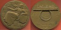 Médailles BRONZE MÉDAILLE EN COMPAGNIE TRANSATLANTIQUE, ILE DE FRANCE GRAVEUR MARCEL RENARD ANNÉE 1949 POIDS 79.10g ET DIAMETRE 54mm ETAT TTB/S -