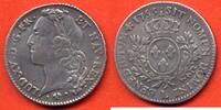 Französische Königliche Münzen DEMI-ECU LOUIS XV 1715-1774 - AU BANDEAU ANNEE 1763 L ATELIER BAYONNE METAL ARGENT * / N° CATALOGUE : G314 -