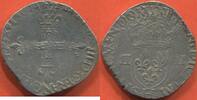 Französische Königliche Münzen HENRI III 1574-1589 1/4 D’ÉCU, CROIX AUX BRAS FLEURDELISÉE DE FACE ANNÉE 1584 ATELIER H LA ROCHELLE. POIDS 9.54g RARETÉ R2 ÉTAT -