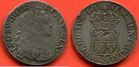 Französische Königliche Münzen 1774 ECU LOUIS XV 1715- DE FRANCE-NAVARRE ANNEE 1718 & ATELIER aixMETAL ARGENT * / N° CATALOGUE : G318 -