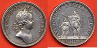 Médailles LOUIS XV 1715-1774 MÉDAILLE D’ÉPOQUE EN ARGENT A/ LVD XV D G FR ET NAV REX BUSTE DE LOUIS XV ENFANT A DROITE R/ AVVNCVLVS EXCITA -