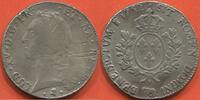 Französische Königliche Münzen LOUIS XV 1715-1774 ÉCU DE BÉARN AU BANDEAU ANNÉE 1762 VACHE ATELIER PAU MÉTAL ARGENT POIDS 28.89g ETAT TB PETITS CHOCS SUR LA TR -