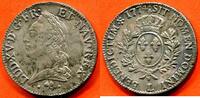Französische Königliche Münzen ECU LOUIS XV 1715-1774 - ECU A LA VIEILLE TETE ANNEE 1774 L ATELIER BAYONNE METAL ARGENT POIDS 29.16g * / N° CATALOGUE : G323 -