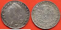 Französische Königliche Münzen ECU LOUIS XV 1715-1774 - ECU A LA VIEILLE TETE ANNEE 1772 L ATELIER BAYONNE METAL ARGENT * / N° CATALOGUE : G323 -