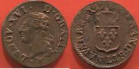 Französische Königliche Münzen 1793 LIARD LOUIS XVI 1774- ANNÉE 1784 L ATELIER BAYONNE MÉTAL CUIVRE PUR POIDS 2.31g ETAT SUP/SPL TRÈS JOLIE MONNAIE AVEC TOUT SON ÉCLAT D -