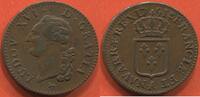 Französische Königliche Münzen 1793 SOL LOUIS XVI 1774- OU SOU 1791 A ATELIER PARIS POIDS 11.77g ETAT TTB/SUP JOLIE MONNAIE AVEC SON BRILLANT DE FRAPPE / N° CATALOGUE -