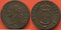 Französische Königliche Münzen 1793 SOL LOUIS XVI 1774- OU SOU 1791 W ATELIER LILLE POIDS 12.80g ETAT SUPERBE TRÈS JOLIE MONNAIE AVEC TOUT SON ÉCLAT DE FRAPPE / N° CA -