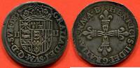 Französische Königliche Münzen QUART D'ECU ROYAUME DE NAVARRE HENRI II DU BEARN 1547-1559 HENRI III DE NAVARRE FUTUR HENRI IV 1572-1589 A/ HENRICVS II DEI GRATIA R NAVA -