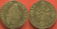 Französische Königliche Münzen 1715 LOUIS D'OR LOUIS XIV 1643- AUX 4 L 1694 & ATELIER AIX EN PROVENCE REFORMATION POIDS 6.69g ETAT SUPERBE JOLIE MONNAIE AVEC DES STRIES D'AJU -