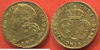 Französische Königliche Münzen DOUBLE LOUIS D'OR LOUIS XV 1715-1774 AU BANDEAU 1768 VACHE ATELIER PAU RARETÉ R3 POIDS 16.31g ÉTAT SPLENDIDE MONNAIE AVEC SON ÉCLAT DE FRAPPE ET -