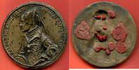 Médailles BRONZE MARIE DE MEDICIS 1573-1642 FONTE POSTERIEURE EN UNIFACE A/MARIA I REG ANGL FRANC ET HIB FIDEI DEFENSATRIX SON BUSTE A GAUCHE -