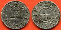 Französische Königliche Münzen DENIER CHARLES LE CHAUVE EMPEREUR 875-877 DE PARISA/ PARISII CIVITAS R/ CARLVS REX FR POIDS 1.58g / N° CATALOGUE : GARIEL12 -