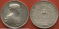 Médailles ANNE D'AUTRICHE MÈRE DE LOUIS XIV MÉDAILLE D’ÉPOQUE EN ARGENT SUR L’ÉDUCATION DE LOUIS XIV 1660 A/ ANNA DG FR ET NAV REG. BUSTE -