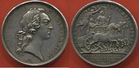 Médailles LOUIS XV 1715-1774 MÉDAILLE COMMÉMORATIVE EN ARGENT DE LA BATAILLE DE FONTENOY DU 11 MAI 1745 A/ LVD XV REX CHRISTIANISS. BUSTE -