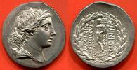 Antike Münzen GRÈCE IONIE MAGNÉSIE TÉTRADRACHME D'ARGENT VERS 150 AV J-C A/ BUSTE D'ARTEMIS A DROITE, DRAPE, DIADÈME ET PORTANT UN ARC ET UN C -