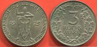 Ausländische Münzen 3 REICHSMARK ALLEMAGNE - REPUBLIQUE DE WEIMAR EN ARGENT 1925 D ATELIER MUNICH. MILLÉNAIRE DE LA RHÉNANIE. POIDS 14.95g ETAT SUPERBE / N° C -