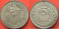 Ausländische Münzen 5 REICHSMARK ALLEMAGNE - REPUBLIQUE DE WEIMAR EN ARGENT 1925 F ATELIER STUTTGART. MILLÉNAIRE DE LA RHÉNANIE. POIDS 24.79g ETAT SUPERBE JOLI -