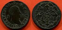 Ausländische Münzen 8 MARAVEDIS ESPAGNE EN BRONZE FERDINAND VII 1817 POIDS 10.44g -