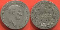 Ausländische Münzen 1/6 THALER ALLEMAGNE - ROYAUME DE PRUSSE FREDERIC GUILLAUME III EN ARGENT ANNÉE 1814 A ATELIER BERLIN POIDS 5.29g ETAT TTB / N° CATALOGU -