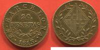 Ausländische Münzen 20 PESETAS ESPAGNE JOSEPH NAPOLÉON RARE EN OR 1813 BARCELONE ASSIÉGÉE EX COLLECTION CRUSAFONT I SABATER POIDS 6.75gr QUALITÉ QUASI SUPERB -