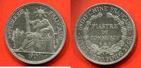 Ausländische Münzen 1 PIASTRE INDOCHINE EN ARGENT 1907 POIDS 26.99g / N° CATALOGUE : LECOMPTE290 -